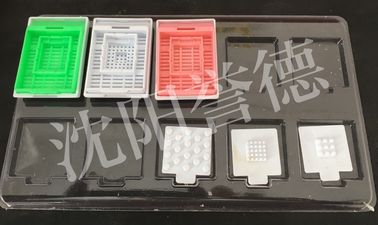 China Casete consumible disponible de empaquetado médico del tejido de la histología de la fuente del laboratorio proveedor