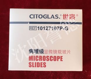 China El microscopio cuadrado de la biología resbala sin ninguna ampolla o estropea el × 25m m de 75m m proveedor