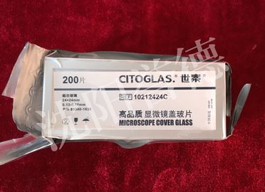 China × 24m m de los altos materiales consumibles transparentes de la histología, de las diapositivas de cristal del microscopio y de las tiras 24m m fábrica